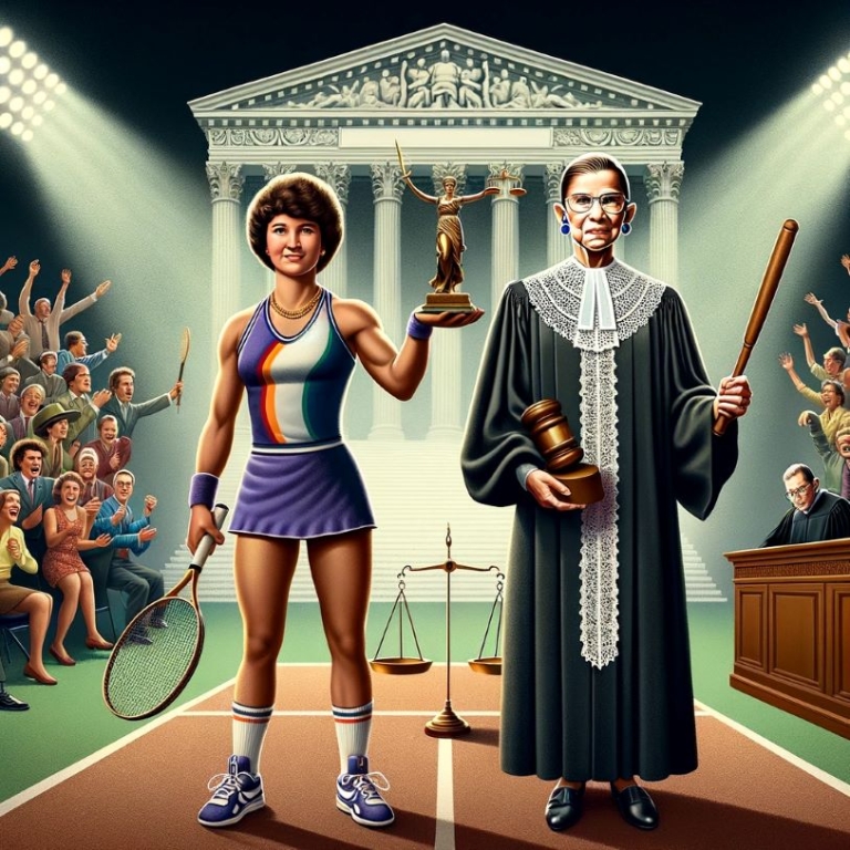 Women’s History Month: The lives of Billie Jean King and Ruth Bader Ginsburg
