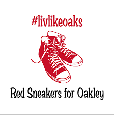red sneakers for oakley, international red sneakers day, IRSD, RSFO, Oakley Debbs, GOLDLAW, food allergy awareness, May 19, West Palm Beach, Craig Goldenfarb
