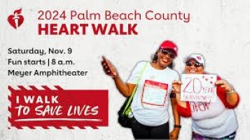 Palm Beach County Heart Walk, American Heart Association, GOLDLAW, West Palm Beach, Meyer Amphitheatre