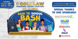 GOLDLAW Back to School Bash!​