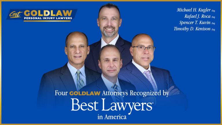 Four GOLDLAW Attorneys Recognized by The Best Lawyers in America® 2027